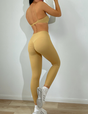 Danci Sports 2023 Sexy Gym Fitness Set Sports Bra Special Cross Front Scrunch Butt Lift High waist Leggings